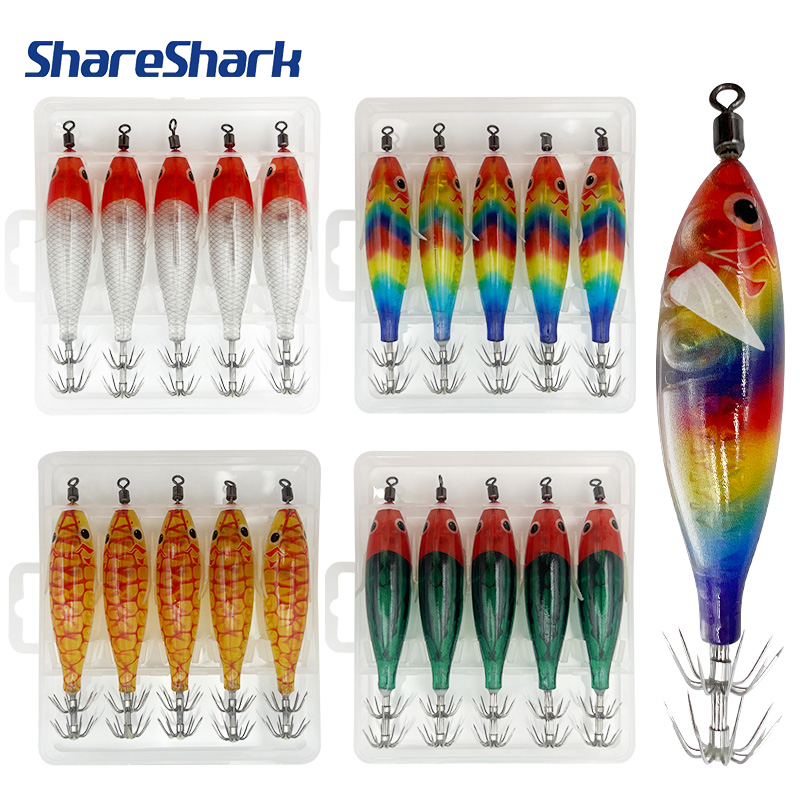Fishing Hook Box - ShareShark 5pcs/box Set Umpan Keras Pancing