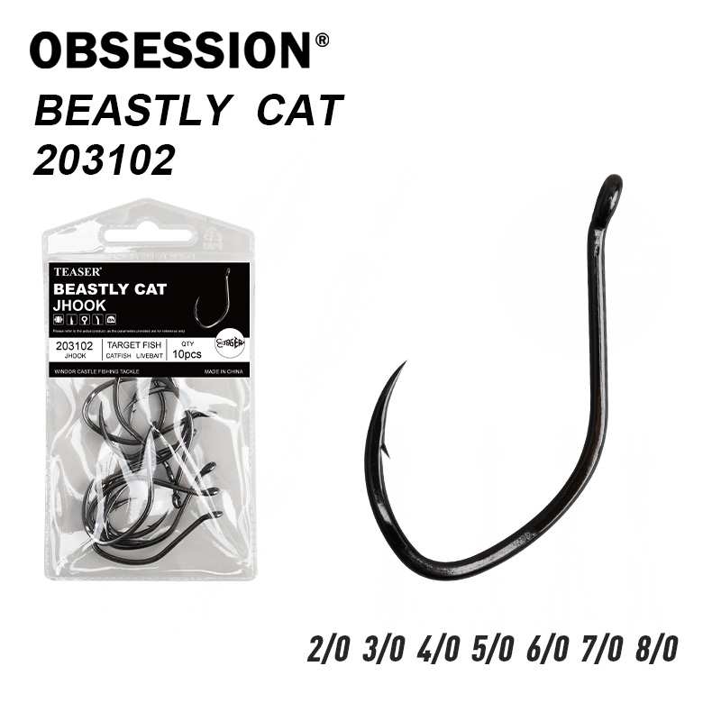 Fishing Hook Assortment - OBSESSION 203102 10pcs/kantong Mata Kail Pancing