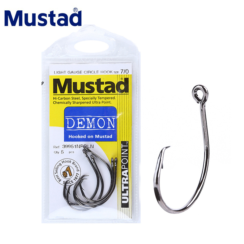 Mustad 39951 # Memancing Kait  - Fishing Hook Offset ulasan dan harga